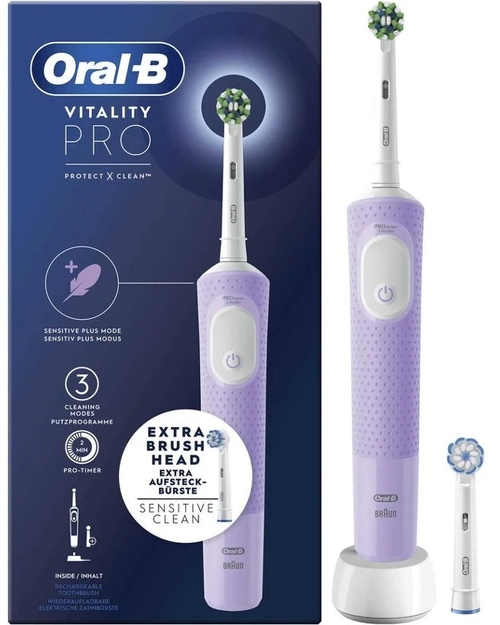 BRAUN VITALITY - Cepillo Eléctrico Morado