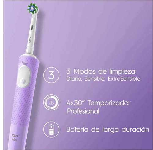 BRAUN VITALITY - Cepillo Eléctrico Morado