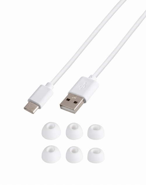 VIVANCO 62590 Blanco - Auricular Sin cable