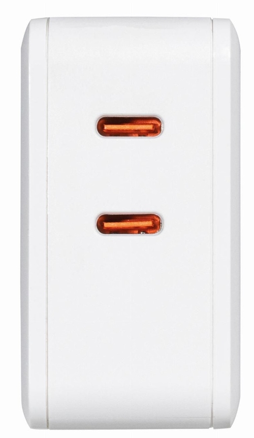VIVANCO SF-USB-C2 Blanco - Cargador 20W+25W