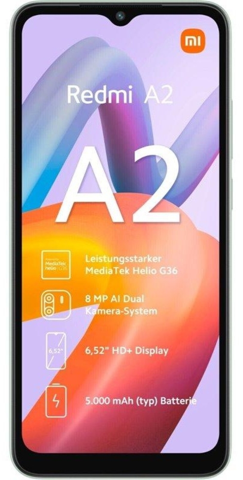 XIAOMI REDMI A2 Verde Claro - Móvil 2GB 32GB