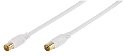 VIVANCO COAXIAL 90DB - Cable de Antena Blanco