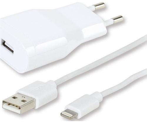 VIVANCO 60018 USB 2.4 Mfi - Cargador + Lightning