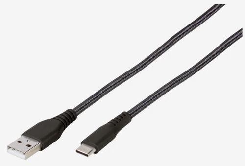 VIVANCO 61695 - Cable de Carga Negro