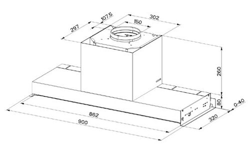 MEPAMSA SECRET PREMIUM INOX - Grupo Filtrante 90CM