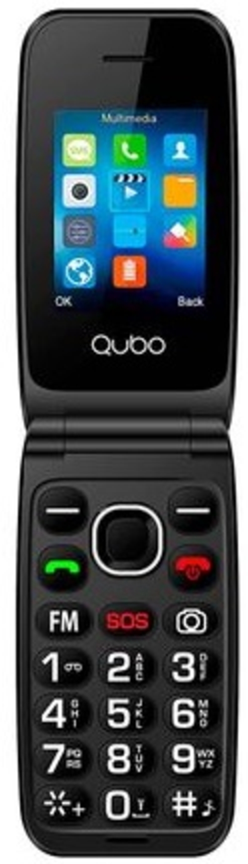 Qubo NEONW BL SOS - Móvil Senior