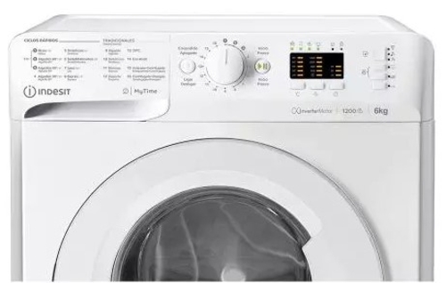 INDESIT MTWSA-61294-W-SPT Blanco - Lavadora Carga Frontal 6KG 1200 RPM