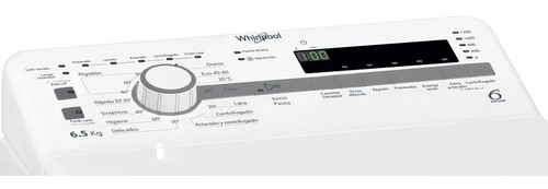 WHIRLPOOL TDLR-65230SS-SP-N Blanco - Lavadora Carga Superior 6.5KG 1200RPM