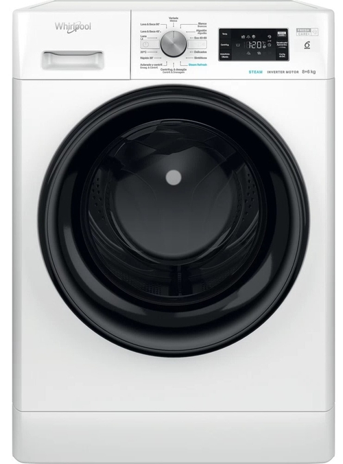 WHIRLPOOL FFWDB-864369-BV-SPT Blanco - Lavadora Secadora 8KG / 6KG 1400RPM