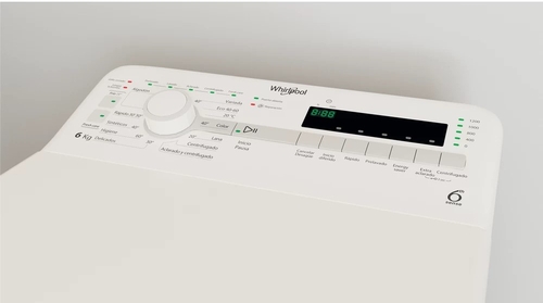 WHIRLPOOL TDLR-6240S-SP/N Blanco - Lavadora Carga Superior 6KG 1200RPM