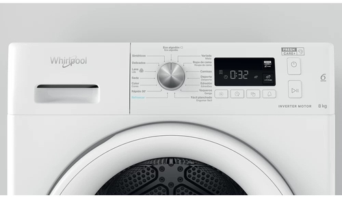 WHIRLPOOL FFT-M11-82-SPT Blanco - Secadora Bomba de Calor 8KG