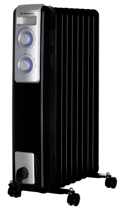 ORBEGOZO RN-2000 Negro - Radiador de Aceite 2000W