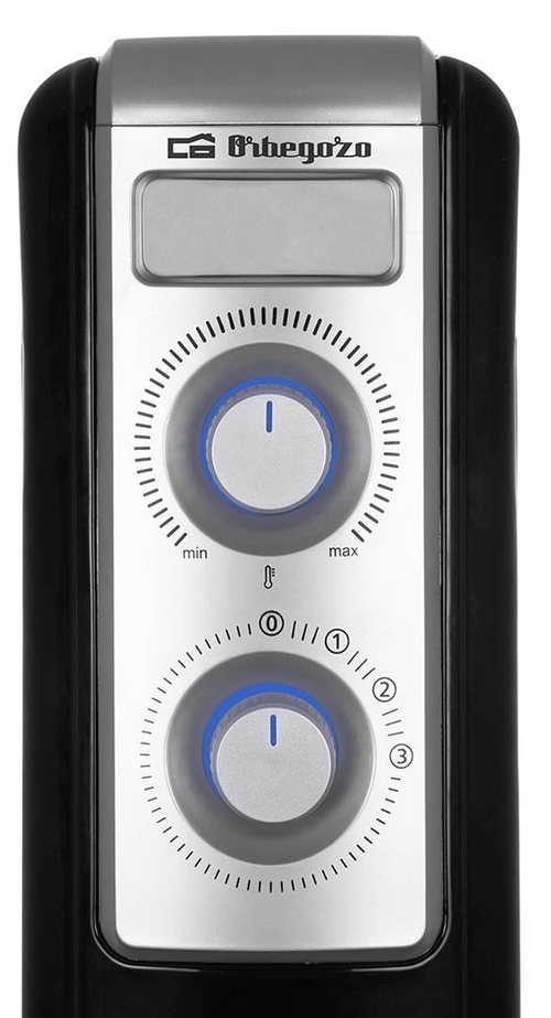 ORBEGOZO RN-2000 Negro - Radiador de Aceite 2000W