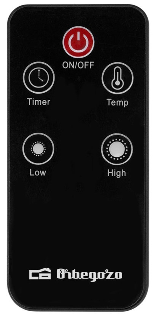 ORBEGOZO RMW-2010 Negro - Radiador de Mica 2000W con Wifi
