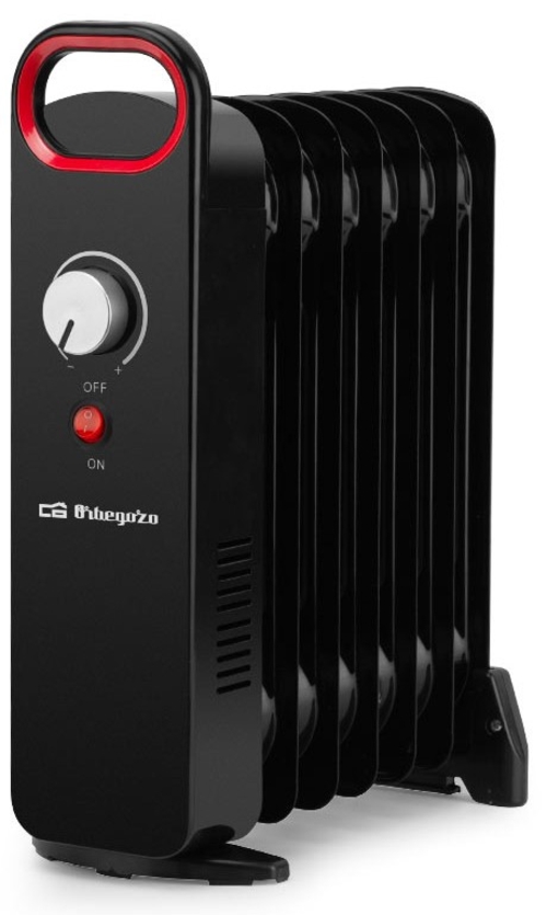 ORBEGOZO RO-1030 Negro  - Radiador de Aceite Mini 1000W