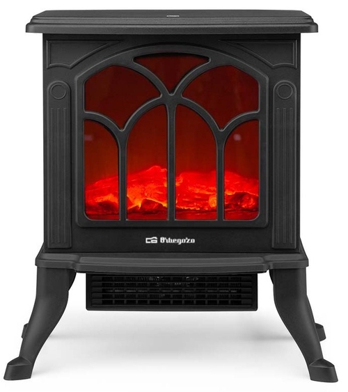ORBEGOZO CM-9020 Negro - Estufa Chimenea Eléctrica 1500W