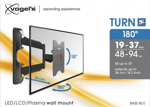 VOGELS BASE 45S 8343145 Negro - Soporte TV 19"-37"