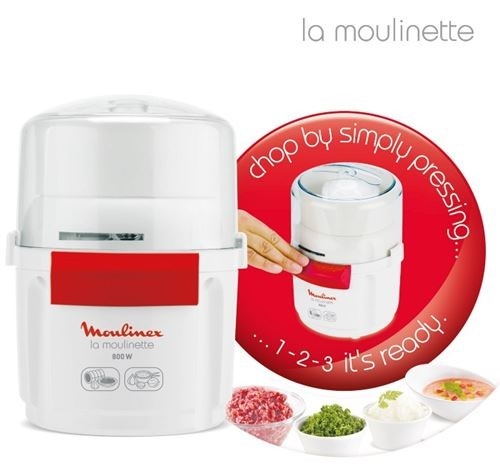 MOULINEX AD-560120  Blanco - Picadora 800W