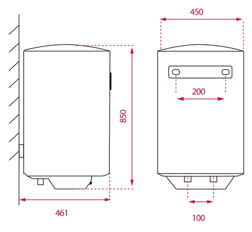TEKA EWH-80-C Blanco - Termo Eléctrico 80L
