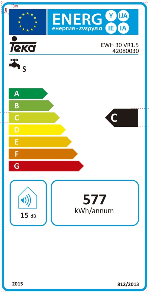 TEKA EWH-30-C Blanco - Termo Eléctrico 30L