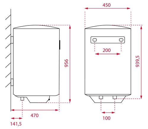 Termo Eléctrico TEKA EWH-100-VE-D Blanco 100L