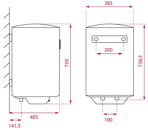TEKA EWH-50-VE-D Blanco - Termo Eléctrico 50L