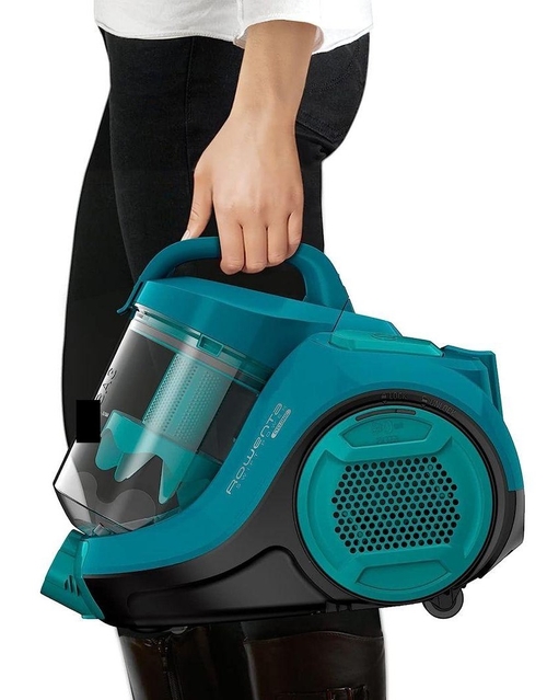 ROWENTA RO-2932-EA Turquesa - Aspirador con Cable 750W Sin Bolsa