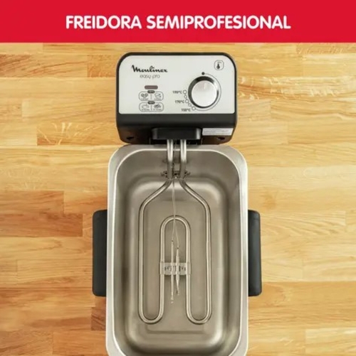 MOULINEX AM-338070 INOX - Freidora 3L