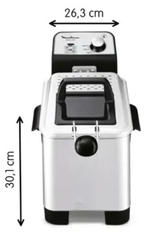 MOULINEX AM-338070 INOX - Freidora 3L