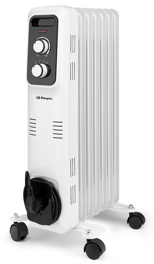 ORBEGOZO RL-1500 Blanco - Radiador de Aceite 1500W