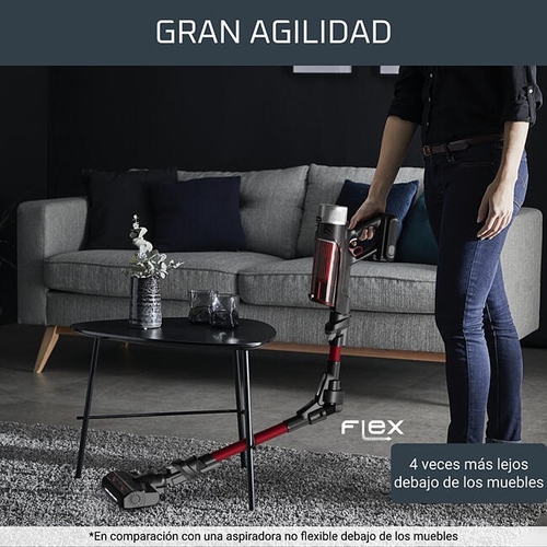 ROWENTA RH-2077-WO Rojo - Aspiradora de Escoba 18.4V