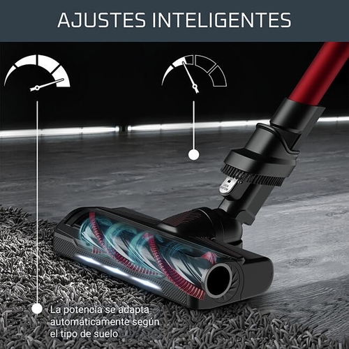 ROWENTA RH-2077-WO Rojo - Aspiradora de Escoba 18.4V