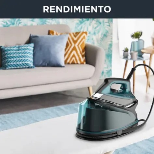 ROWENTA DG-7623-F0 Azul y Negro - Centro de Planchado 2200W