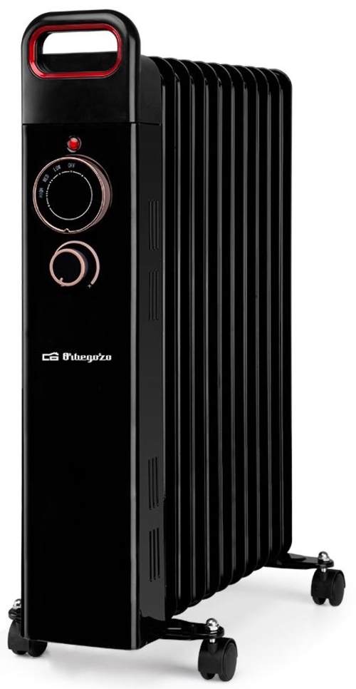 ORBEGOZO RUN-2500 Negro - Radiador de Aceite 2500W