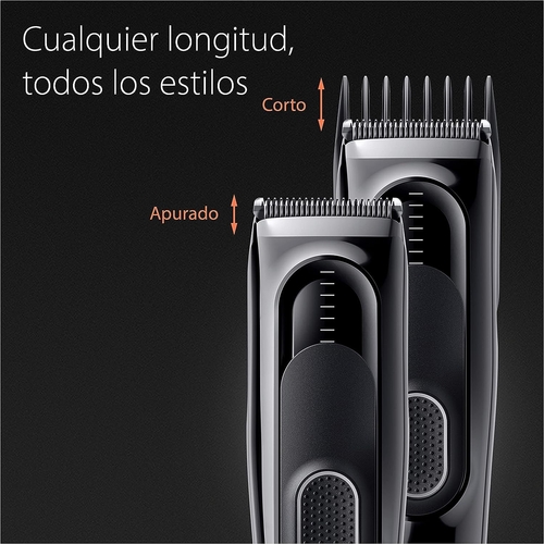 BRAUN HC-5310 Negro - Cortapelos Sin Cable