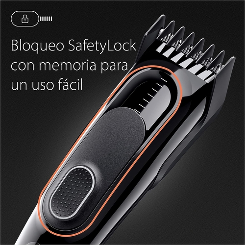 BRAUN HC-5310 Negro - Cortapelos Sin Cable