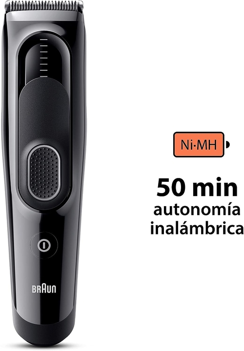 BRAUN HC-5310 Negro - Cortapelos Sin Cable