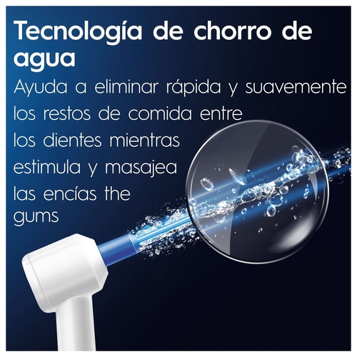 BRAUN MD-20 Blanco y Azul - Irrigador de Agua  Con Cable