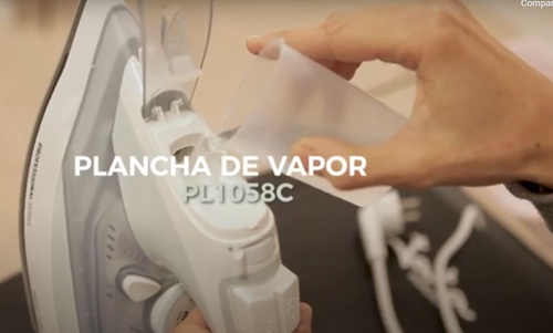 JATA PL-1058-C Blanco - Plancha de Vapor 3000W