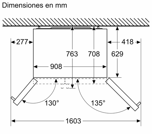 BALAY 3FAE-494-XE INOX Antihuellas - Frigorífico Americano No Frost