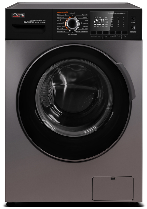 Lavadora Secadora KROMSLINE KLAS-MAX-IX-86-FBK-PBK Blanco 8KG 6KG 1400RPM