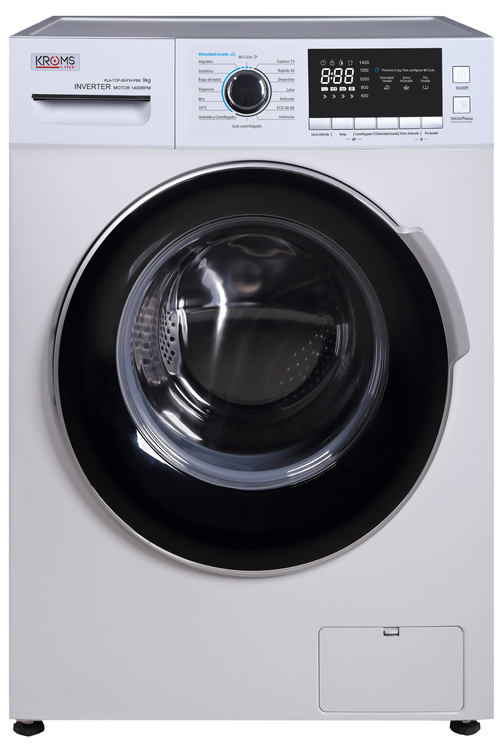 Lavadora Carga Frontal KROMSLINE KLA-TOP-90-FW-PBK Blanco 9KG 1400RPM