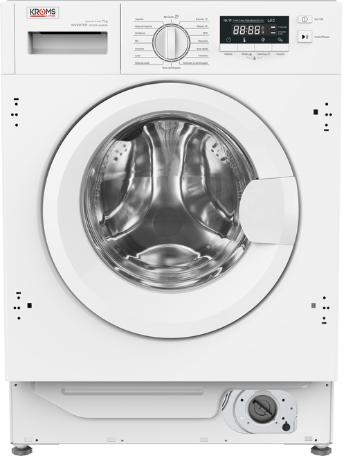 Lavadora Carga Frontal KROMSLINE KLA-MI-7-INT  Integrable 7KG 1400RPM