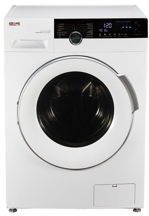 Lavadora Carga Frontal KROMSLINE KLA-MA-8-ATD Blanco 8KG 1400RPM