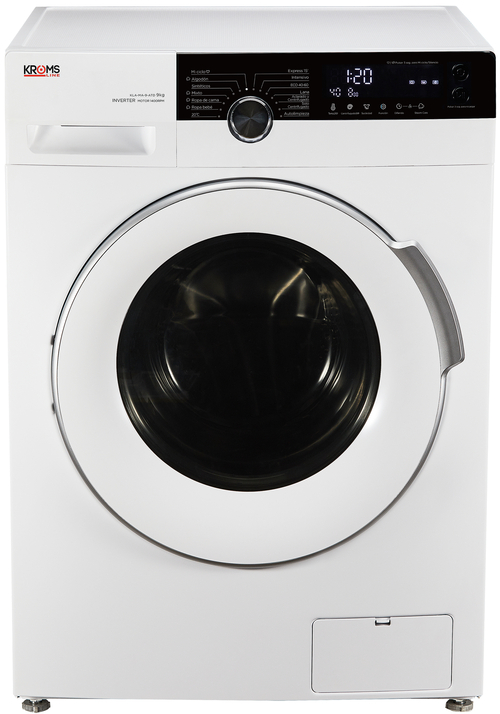 Lavadora Carga Frontal KROMSLINE KLA-MA-9-ATD Blanco 9KG 1400RPM