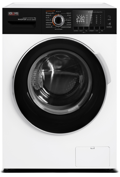 Lavadora Secadora KROMSLINE KLAS-MAX-107-FBK-PBK Blanco 10KG 7KG 1500RPM