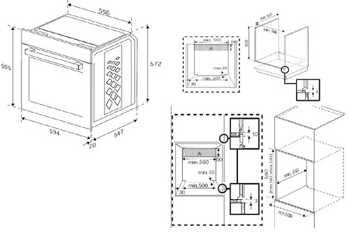 BEKO BBIE-12300-XMP INOX - Horno Multifunción 72L