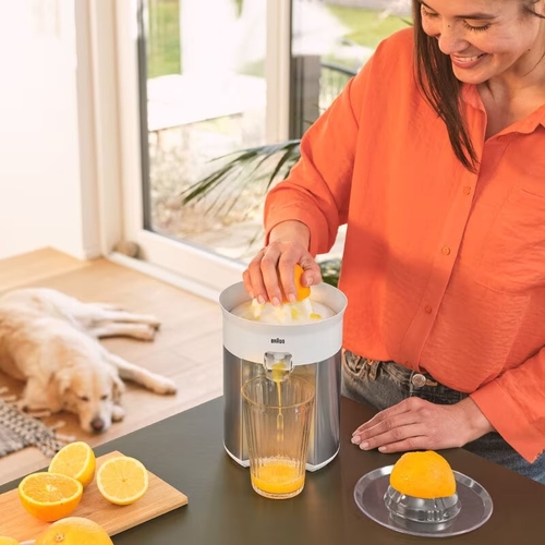 BRAUN CJ-5050 Blanco-INOX - Exprimidor 60W