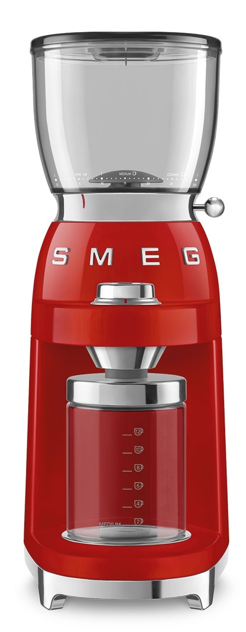 SMEG CGF-11-RDEU Rojo Brillante - Molinillo Café 150W