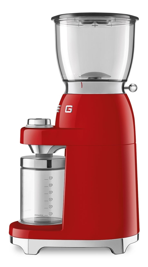 SMEG CGF-11-RDEU Rojo Brillante - Molinillo Café 150W